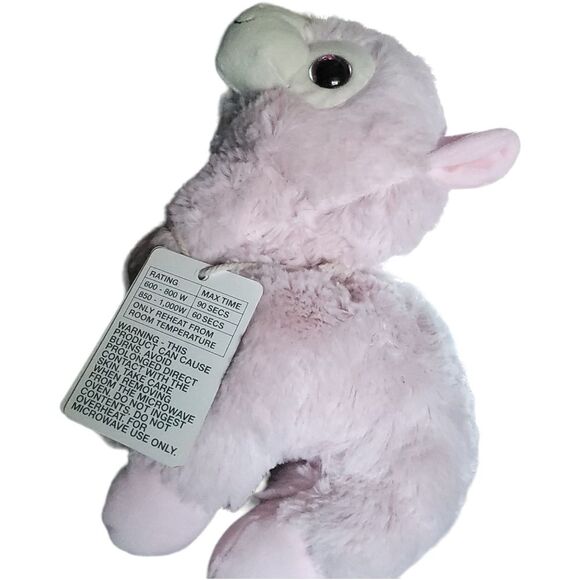 Warmies Pink Llama Plush Lavender Scent Microwaveable 8” - Picture 2 of 6